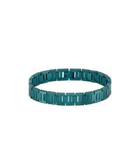 Lacoste bracelet with toggle clasp, METROPOLE collection. Decorated with a petit piqué pattern - Available for him and her. 