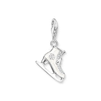 THOMAS SABO Women's Charm Pendant Star &amp; Moon Charm Club 925 Sterling Silver 1794-051-14 