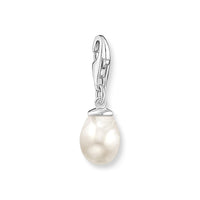 THOMAS SABO Women's Charm Pendant Star &amp; Moon Charm Club 925 Sterling Silver 1794-051-14 