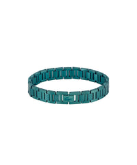 Lacoste bracelet with toggle clasp, METROPOLE collection. Decorated with a petit piqué pattern - Available for him and her. 