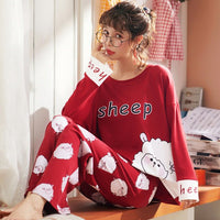 Cute Sleepwear Casual Homewear Female Pyjamas