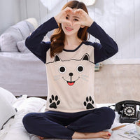 Cute Sleepwear Casual Homewear Female Pyjamas
