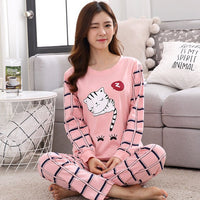 Cute Sleepwear Casual Homewear Female Pyjamas
