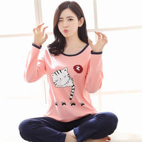 Cute Sleepwear Casual Homewear Female Pyjamas