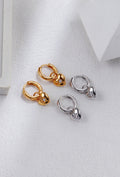 Heart-shaped Zirconia Earrings